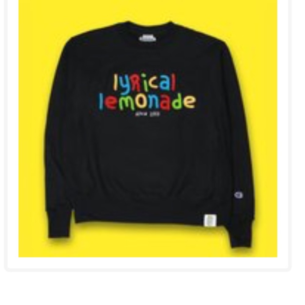 Lyrical Lemonade Embroidered Crewneck Sweatshirt